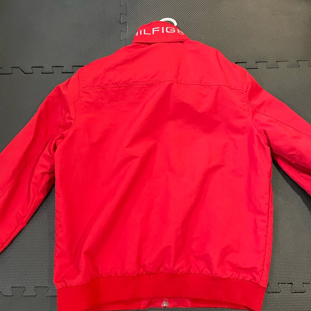 Tommy Hilfiger light winter jacket red in color - Picture 3 of 7